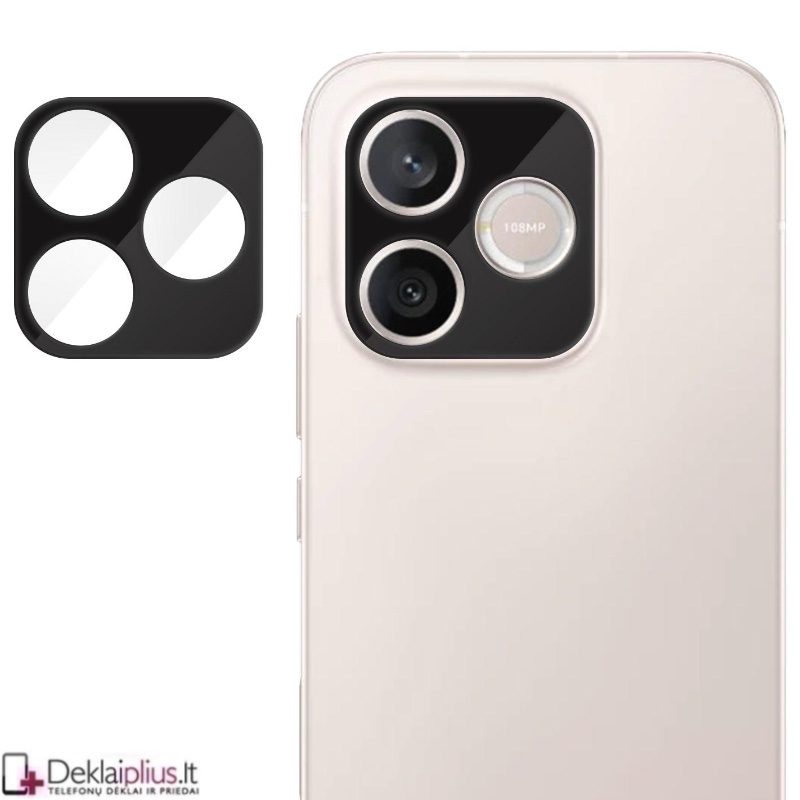 Telefono galinės kameros grūdintas stiklas - pilnai dengiantis - juodas (Huawei Honor 600 Lite) Telefono galinės kameros grūdintas stiklas - pilnai dengiantis - juodas (Huawei Honor 600 Lite)